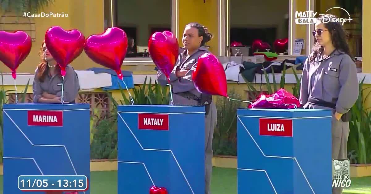 Nikita estoura balão de Mari na dinâmica Você Não Ganha na Casa do Patrão